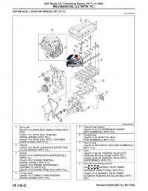 Mazda CX-7 Workshop Manual - Tutalleronline - 5