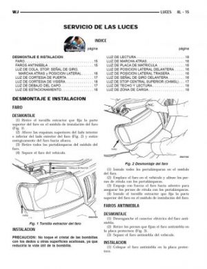 Jeep grand cherokee wj workshop manual - Tutalleronline - 3