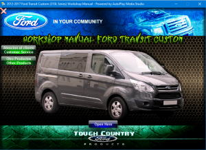 Ford Transit Custom (310L Series) Workshop Manual - Tutalleronline - 1