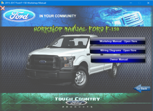 Ford F-150 2015-2017 Workshop Manual - Tutalleronline - 2