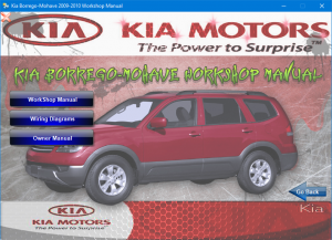 Kia Borrego - Kia Mohave Workshop Manual - Tutalleronline - 2