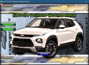 2021 Chevrolet Trailblazer Workshop Manual - Tutalleronline -1