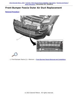 Chevrolet Tahoe 2021-2023 workshop manual - Tutalleronline - 8